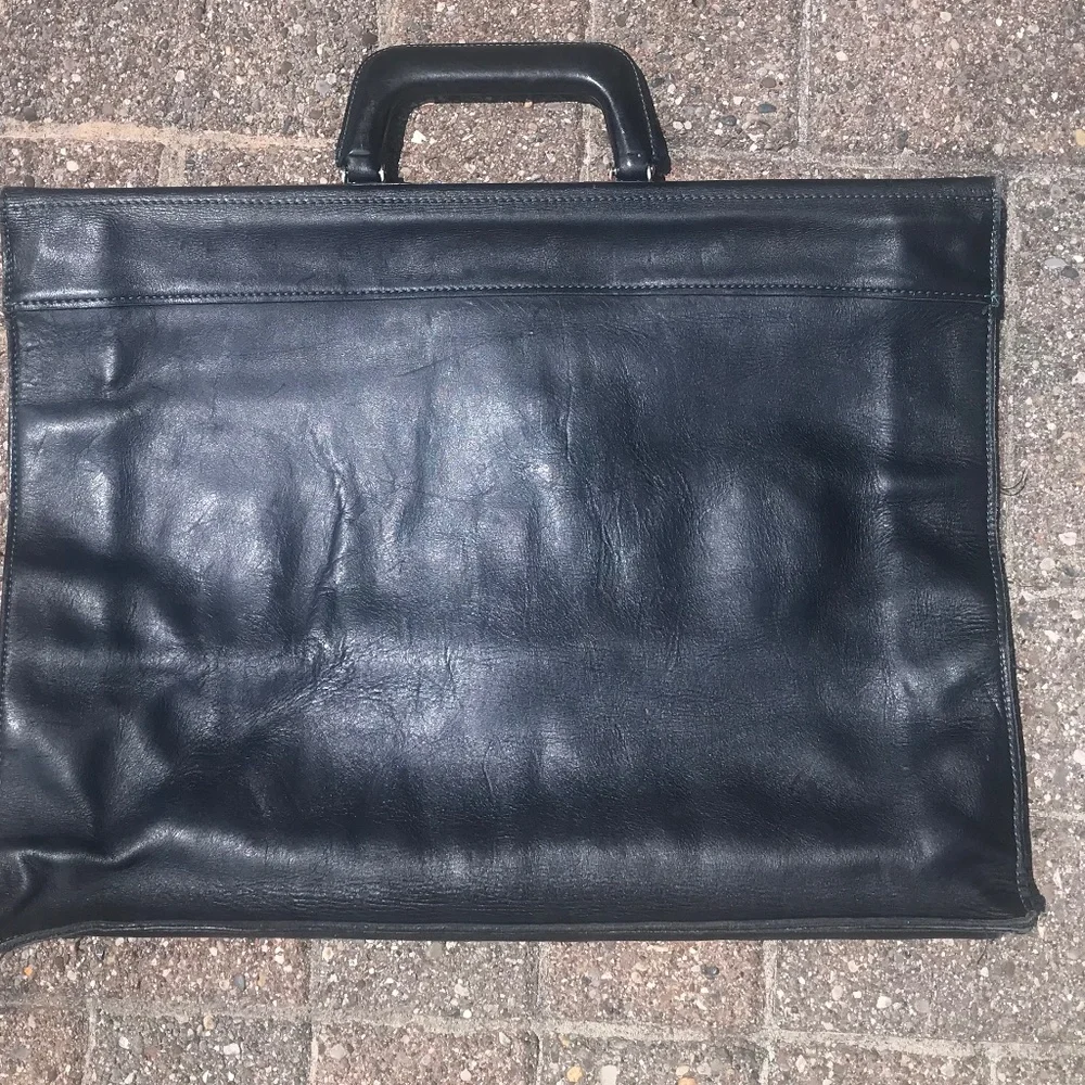 🩵Cheney England briefcase🧵stitching, vintage